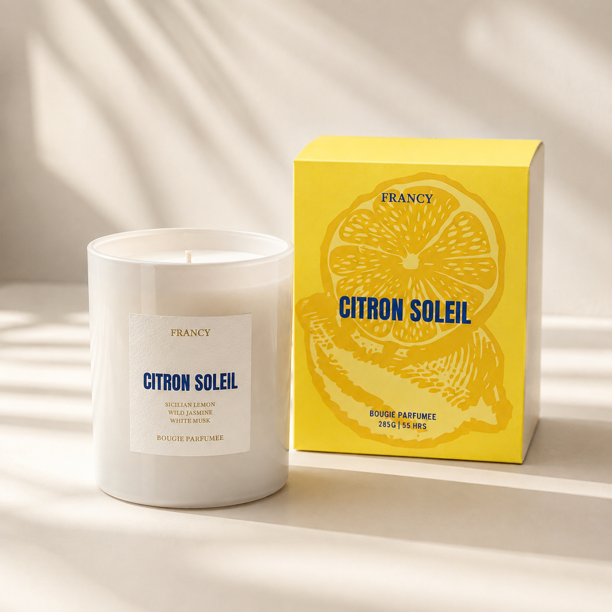 Citron Soleil Scented Candle